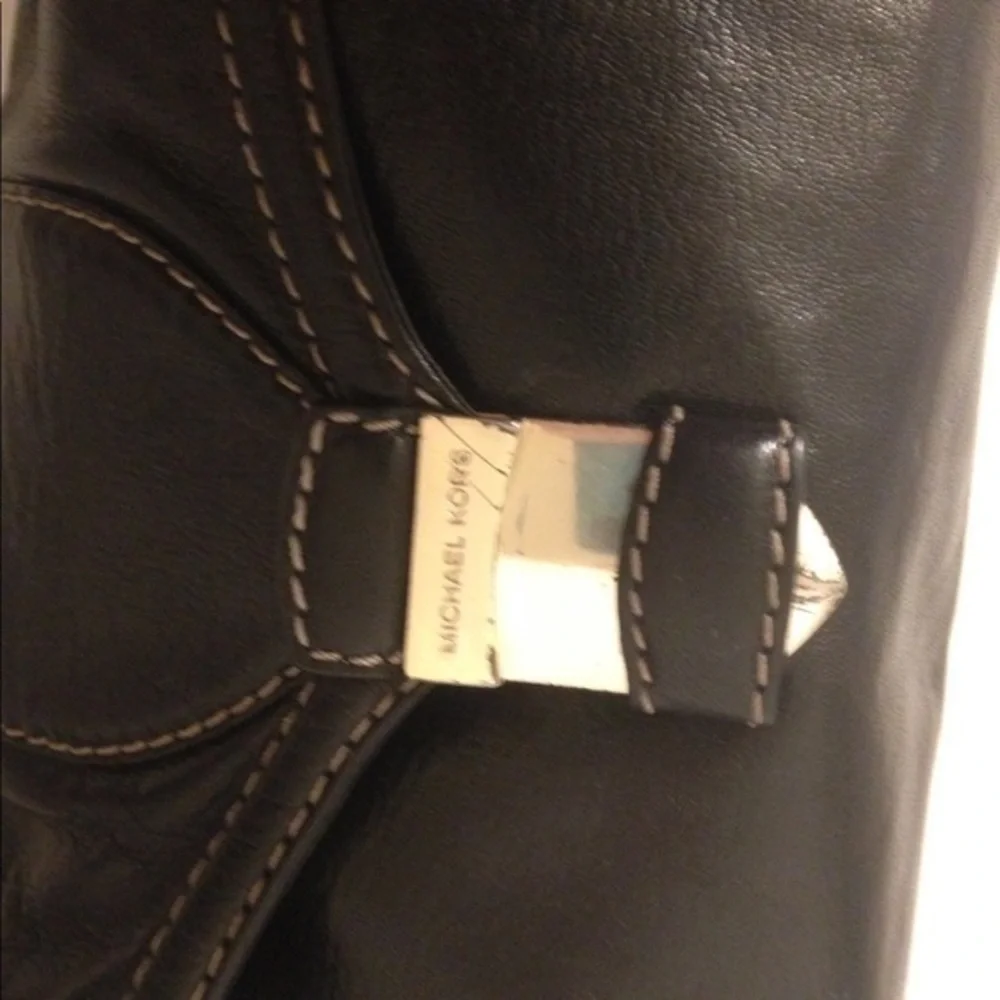 👛 MICHAEL KORS  👛 vintage black leather bag